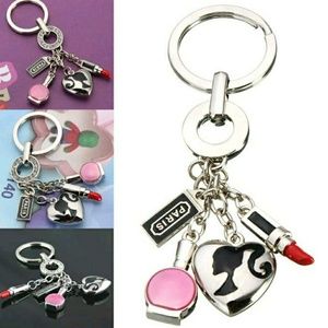 💅 Paris Hair, Lipstick & Nail Keyfob💅💄